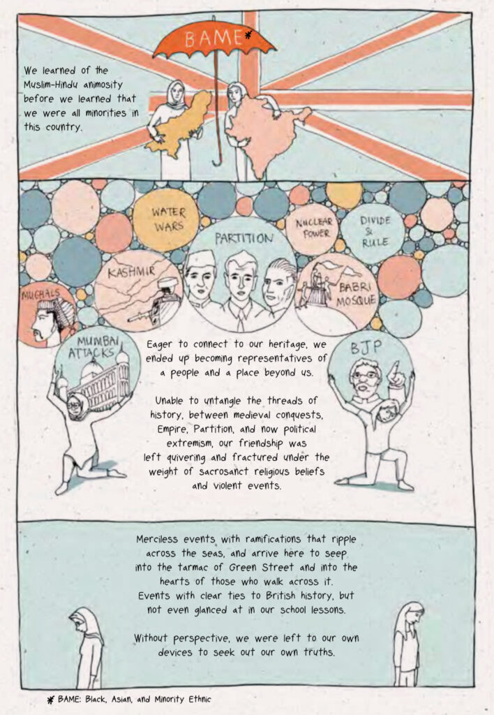 page spread from What Is Home, Mum?